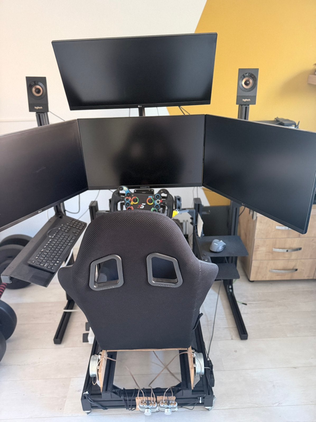 Complete high end sim rig racing simulator - can deliver, Spelcomputers en Games, Ophalen, 1 speler, Racen en Vliegen, Zo goed als nieuw