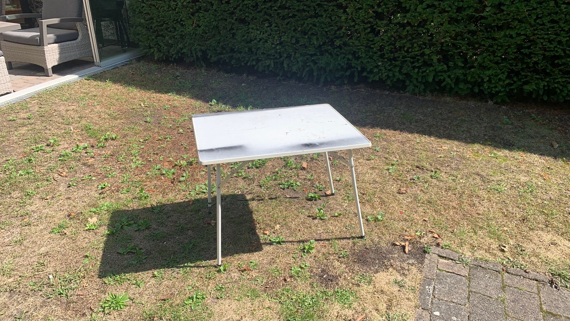 Tafeltje, 60 x 80cm, Ophalen, Gebruikt, Campingtafel