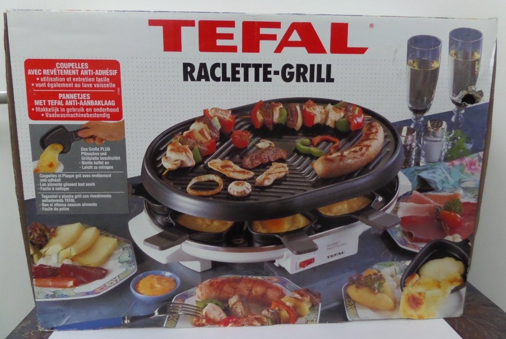 TEFAL RACLETTE- TAFELGRILL, GOURMET SET, Witgoed en Apparatuur, Ophalen of Verzenden, Nieuw, 4 t/m 7 personen