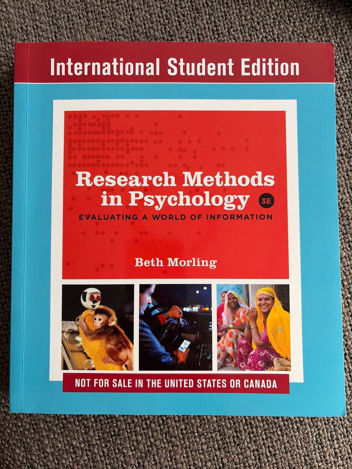 Research Methods in Psychology - International Student Editi, Ophalen of Verzenden, Gamma, Zo goed als nieuw, HBO