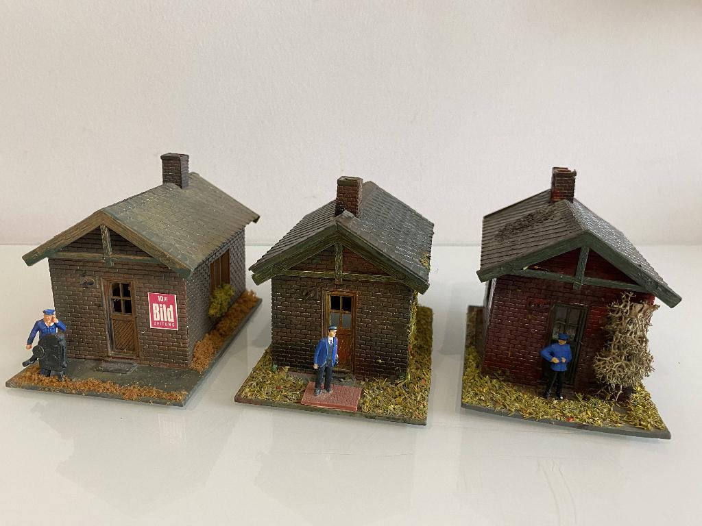 HO Pola 513 baanwachtershuisjes (220*5), Hobby en Vrije tijd, Modeltreinen | H0, Overige merken, Gebruikt, Gelijkstroom of Wisselstroom