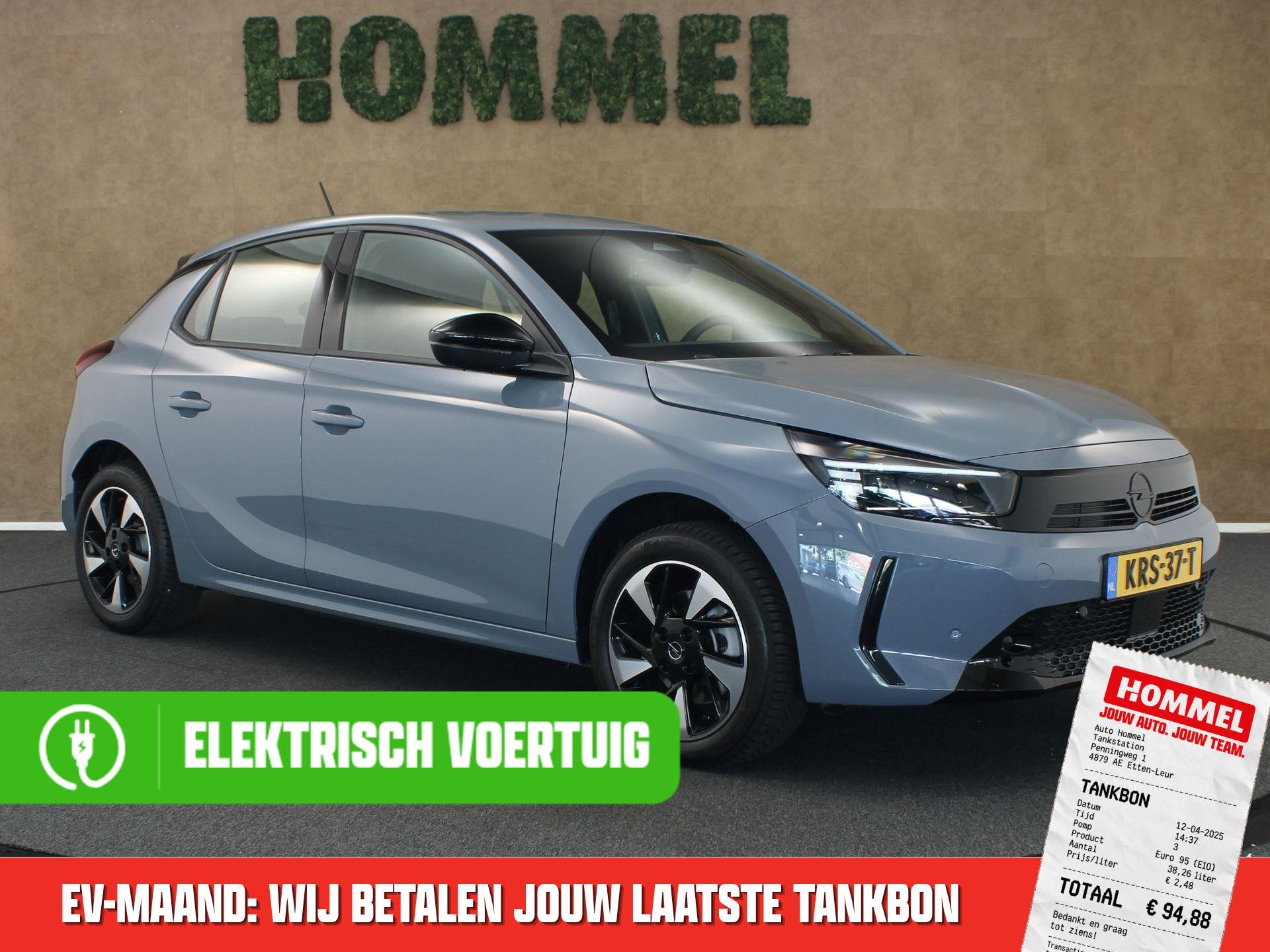 Opel Corsa Electric Long Range GS 51 kWh NIEUWE AUTO- DIRECT, Auto's, Stof, Lane Keeping Assist, Zwart, 156 pk