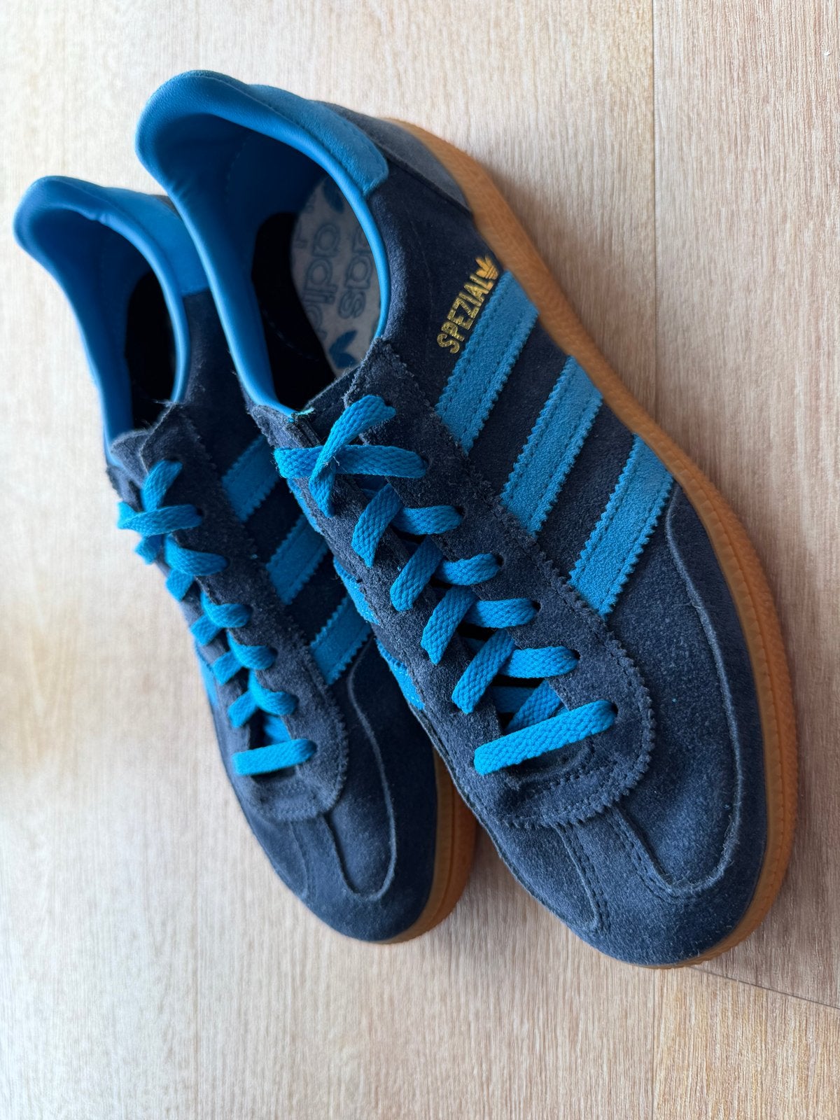Adidas Spezial sneakers - Blauw/Turquoise Maat 371/3, Blauw, Ophalen of Verzenden, Sneakers of Gympen, Zo goed als nieuw