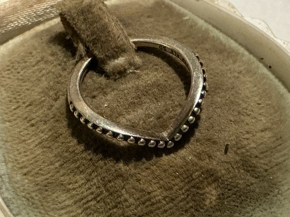 PRACHTIGE BEWERKTE 925 ZILVER PANDORA RING, Verzenden, Zilver, Ring