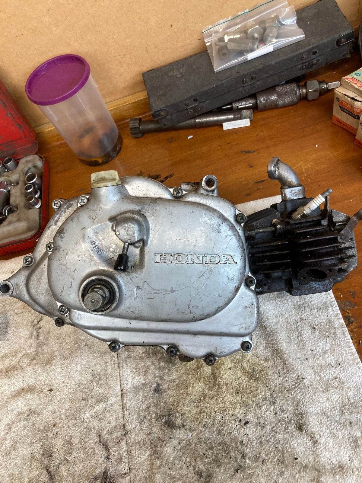 Honda Amigo en Novio motorblok en hele nette staat, Fietsen en Brommers, Ophalen of Verzenden, Gebruikt, Blok