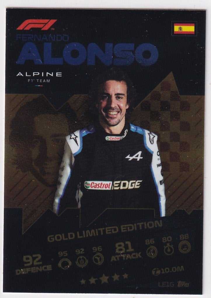 Fernando Alonso Gold Limited Edition #LE1G, Verzenden, Nieuw, Formule 1