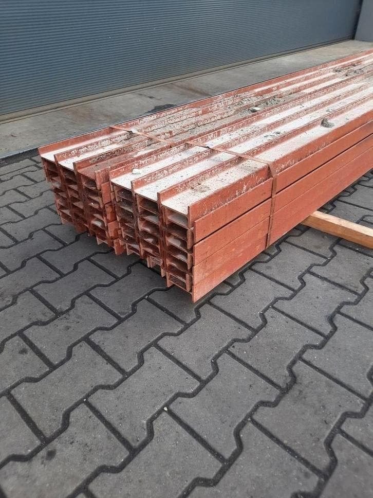 Partij IPE 100 gestraald, gemenied stalen balken L=3000mm, Gebruikt, Holland, Ophalen of Verzenden, IJzer