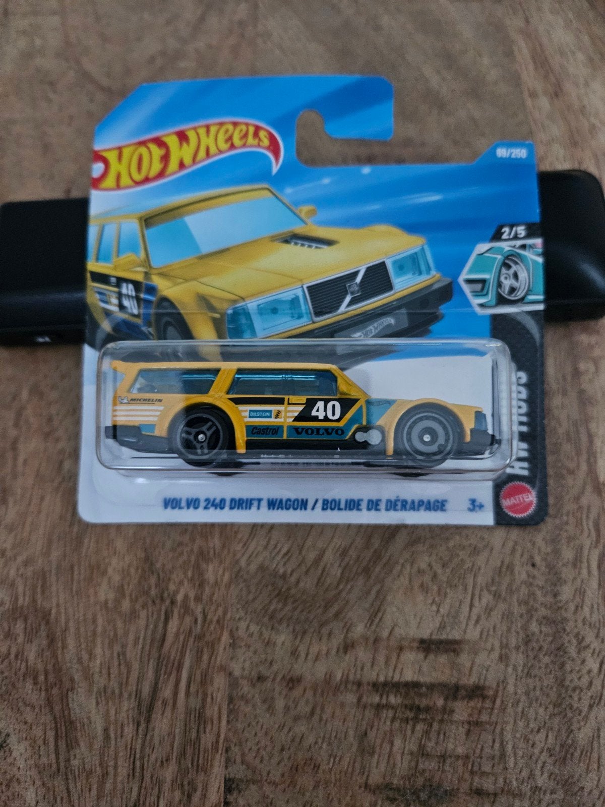 Hotwheels Volvo 240 Drift wagon  geel nieuw, Ophalen of Verzenden, Nieuw, Auto