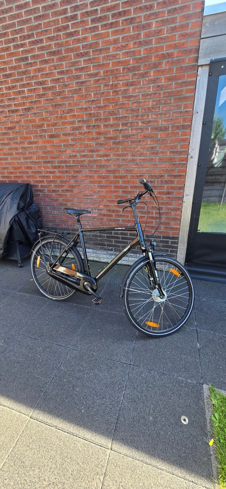 Giant Attend CS XL Herenfiets - 7 Versnellingen, Fietsen en Brommers, Ophalen, Gebruikt, Velgrem, Versnellingen