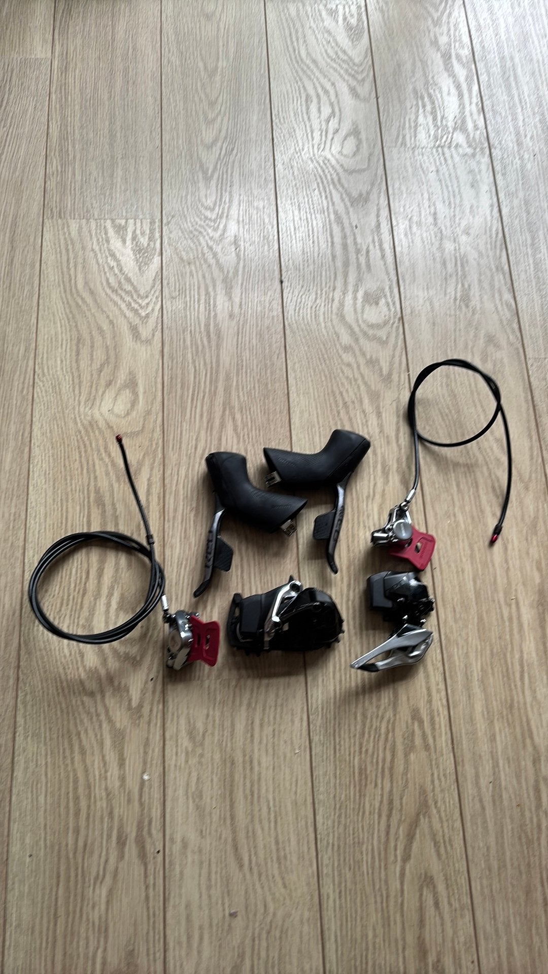 Sed RED AXS groep (excl crank), Ophalen of Verzenden, Gebruikt, Racefiets, Carbon
