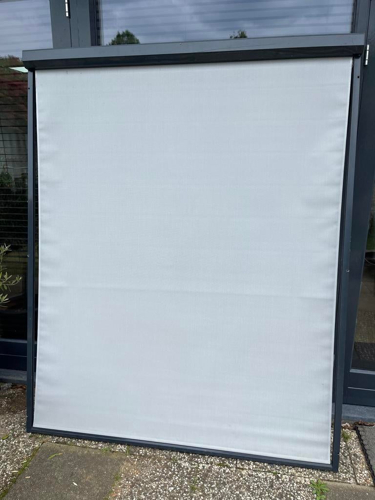 Zonnescherm (screen) - Grijs, 176 cm breed, 150 tot 300 cm, Ophalen, Gebruikt, Screen