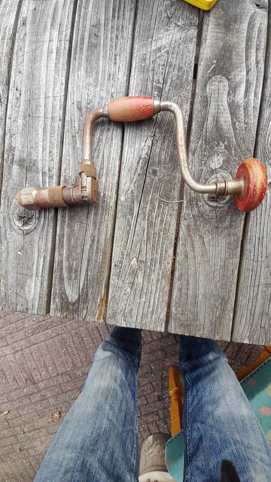 Oude Timmermans Handboor - Vintage Gereedschap, Antiek en Kunst, Ophalen of Verzenden