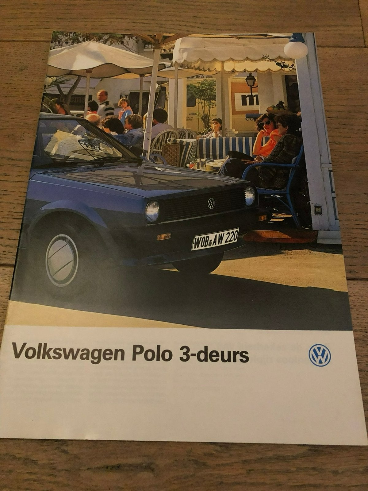 Folder Volkswagen Polo 3-deurs 1987, Ophalen of Verzenden, Volkswagen