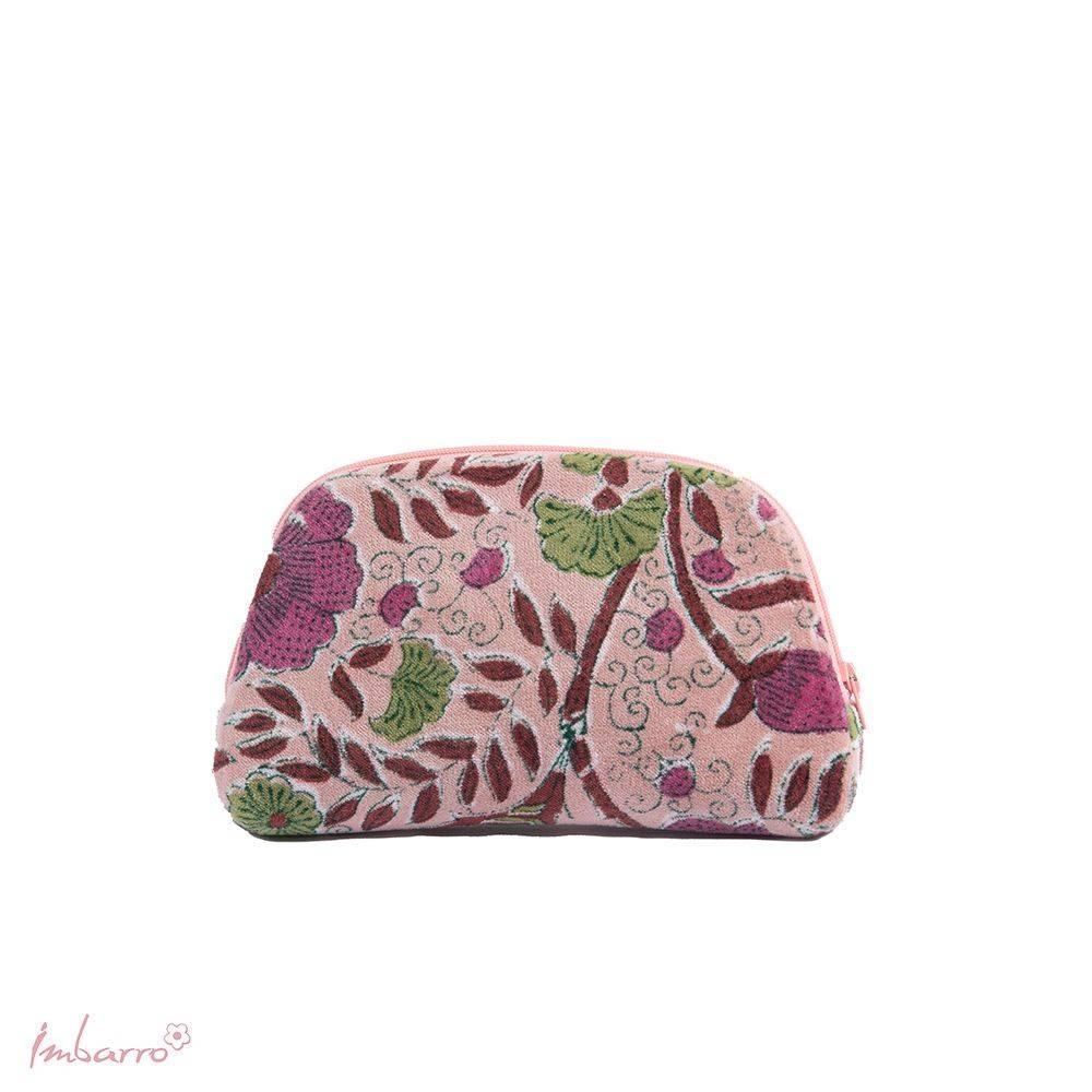Roze wallet portemonnee Eleana half round Pink Imbarro, Overige merken, -, -, Nieuw