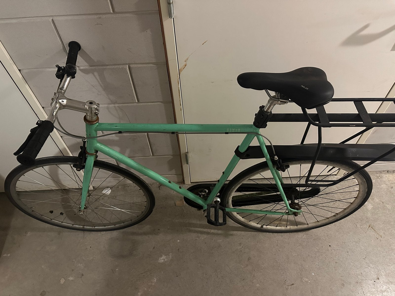 Santafixie Fixie Fiets - Maat 58 - groen, Fietsen en Brommers, Minder dan 10 versnellingen, Gebruikt, 57 tot 61 cm, Ophalen