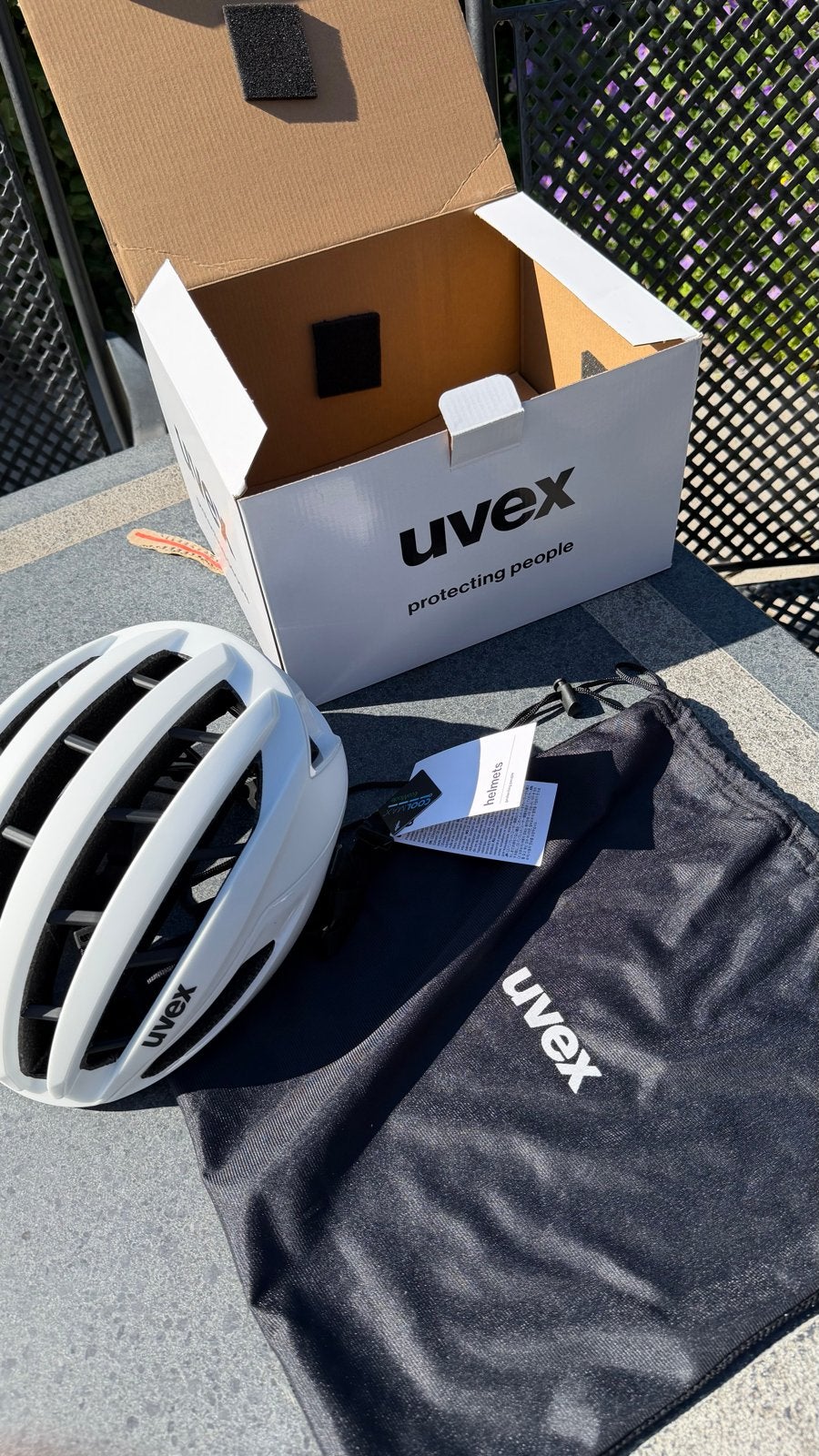 Uvex Surge Fietshelm Wit - Nieuw in Doos, Ophalen of Verzenden, Nieuw, M, Heer of Dame