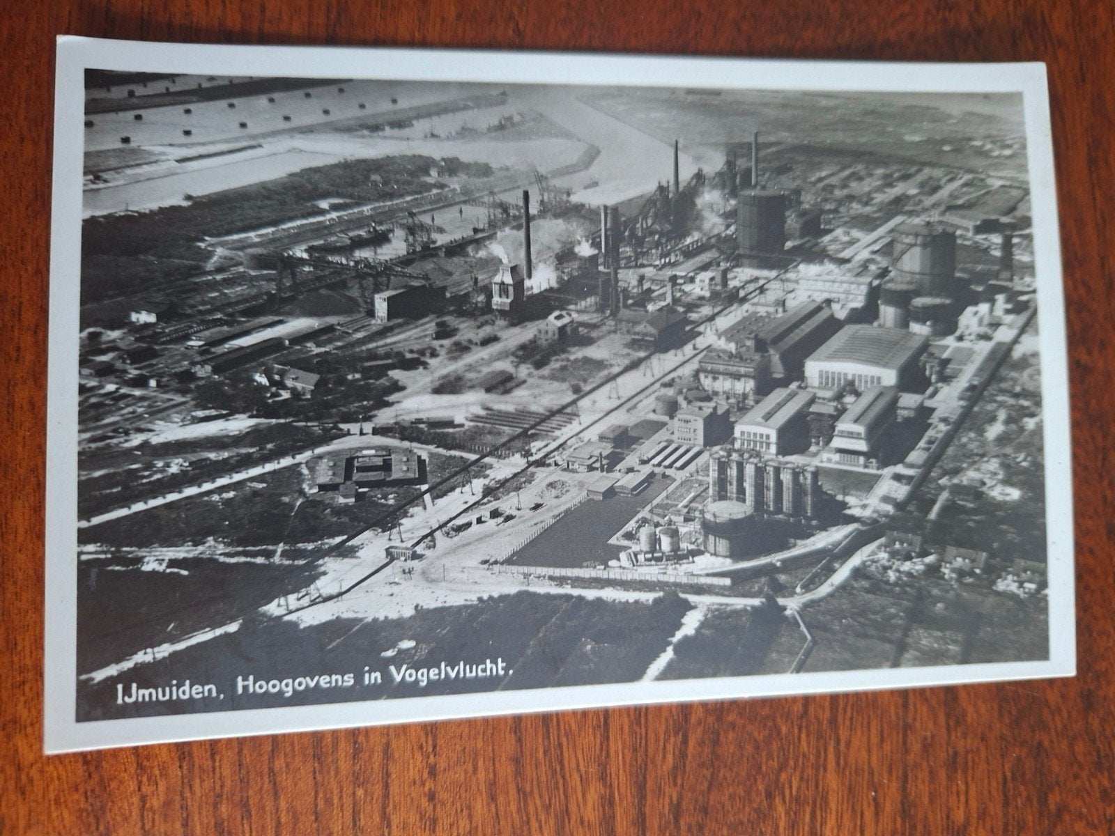 Ijmuiden fotokaart Hoogovens, Ophalen of Verzenden, 1920 tot 1940, Noord-Holland