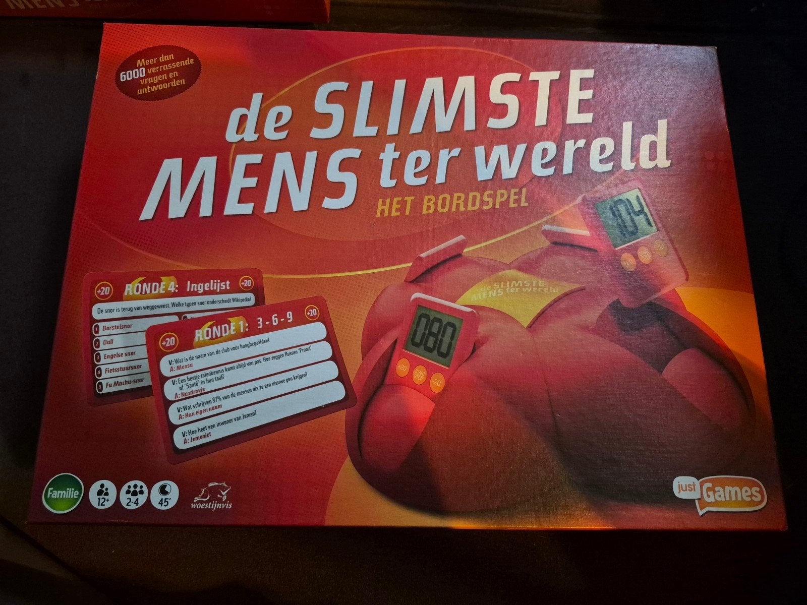 De Slimste Mens ter Wereld - Het spel (Nieuw), Drie of vier spelers, Ophalen of Verzenden, Nieuw