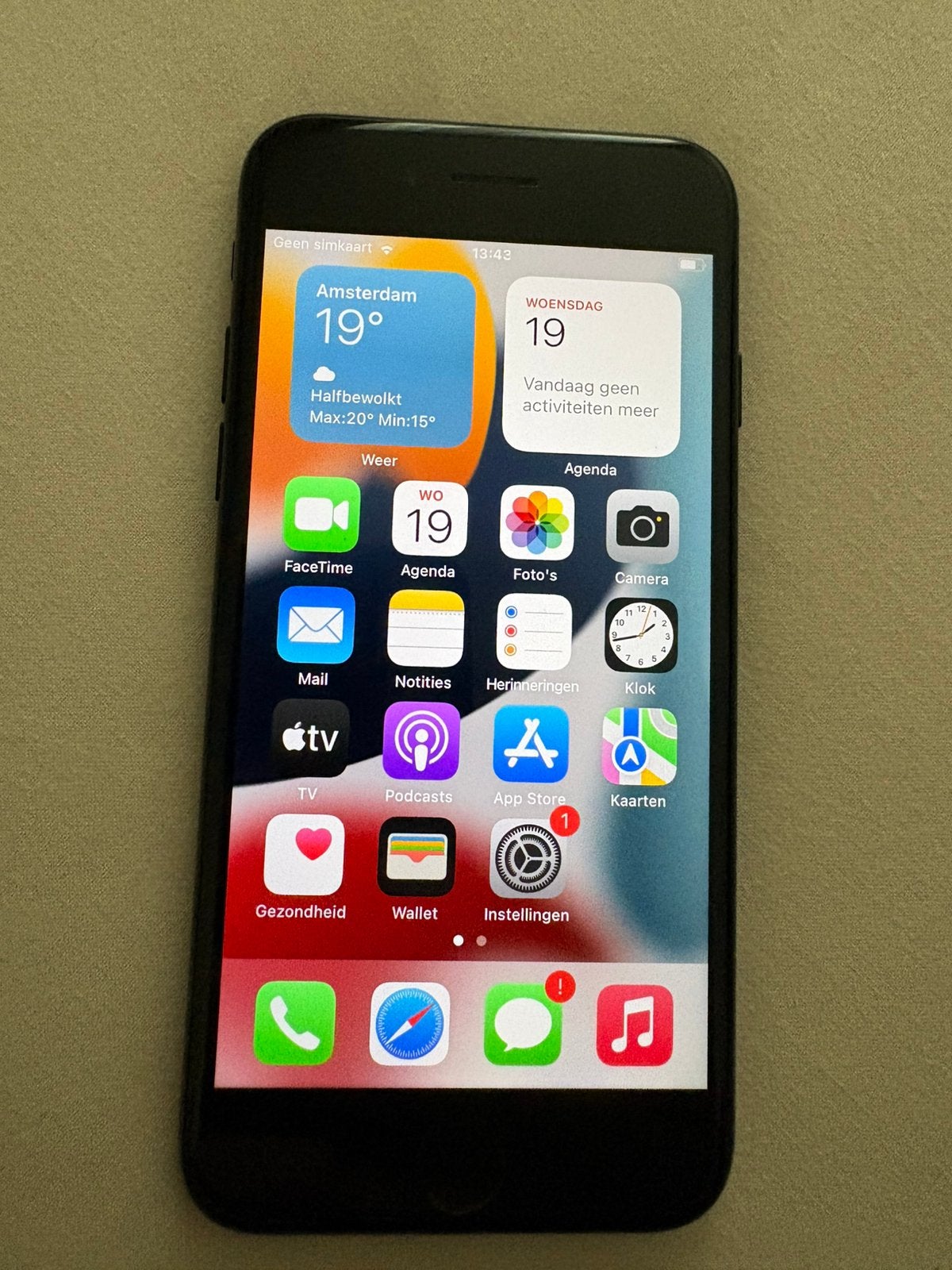 Iphone 7 128 gb, Ophalen, Zwart, 72 %, Zonder simlock