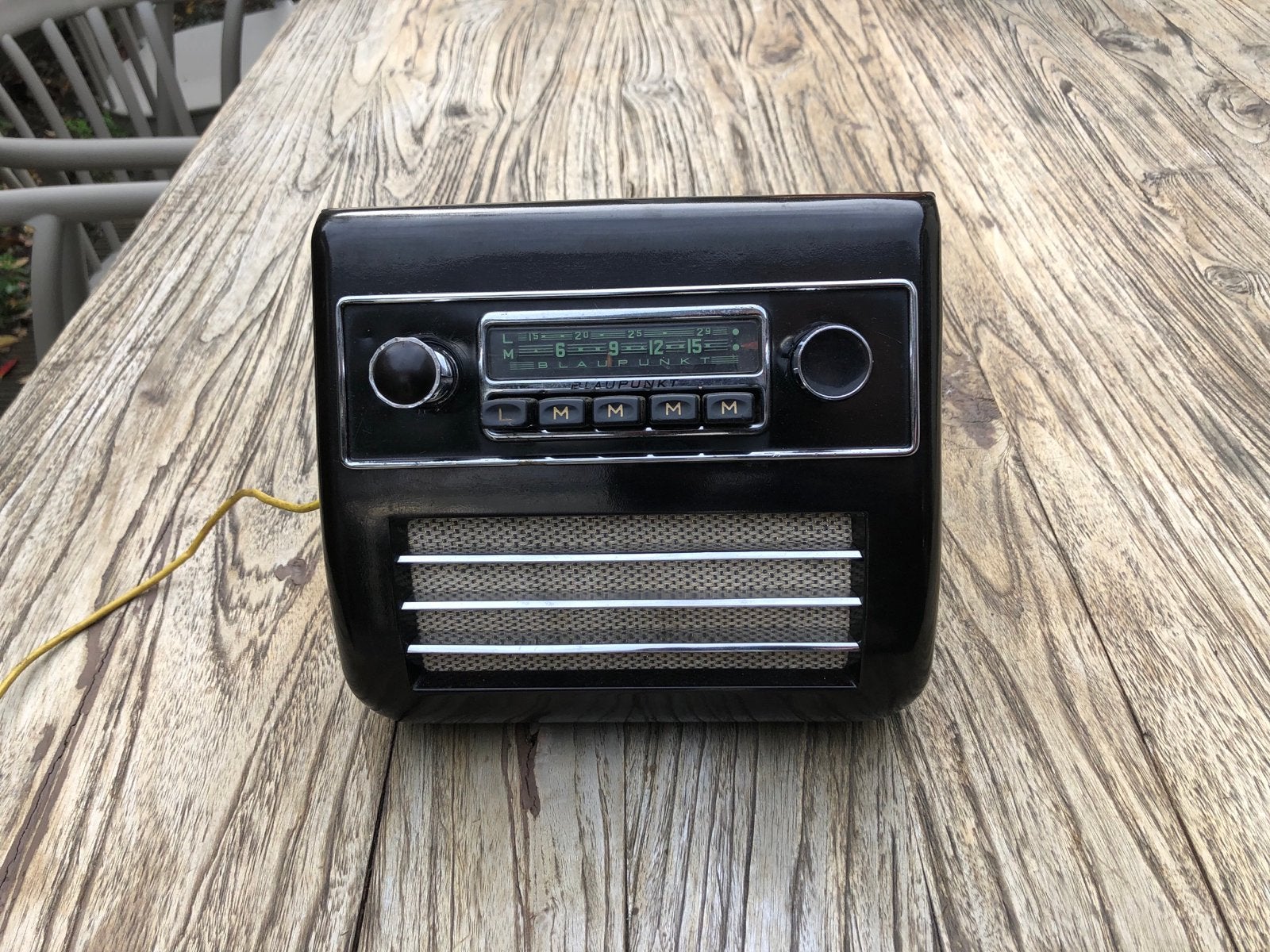 Metcedes ponton Blaupunkt Autoradio Hamburg ATR - 6/12V, Auto diversen, Ophalen, Gebruikt
