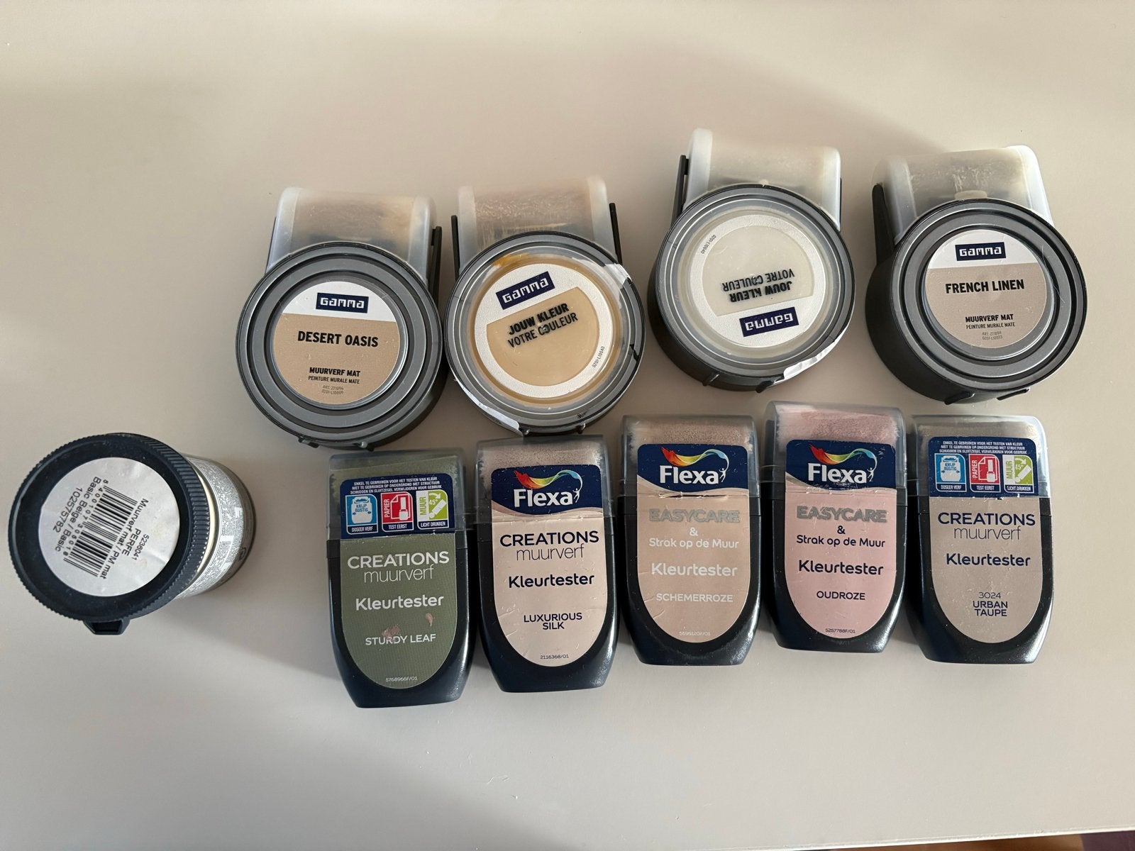 Verf Kleurtesters - Diverse Merken en Kleuren, Overige kleuren, Ophalen of Verzenden, Minder dan 5 liter, Verf