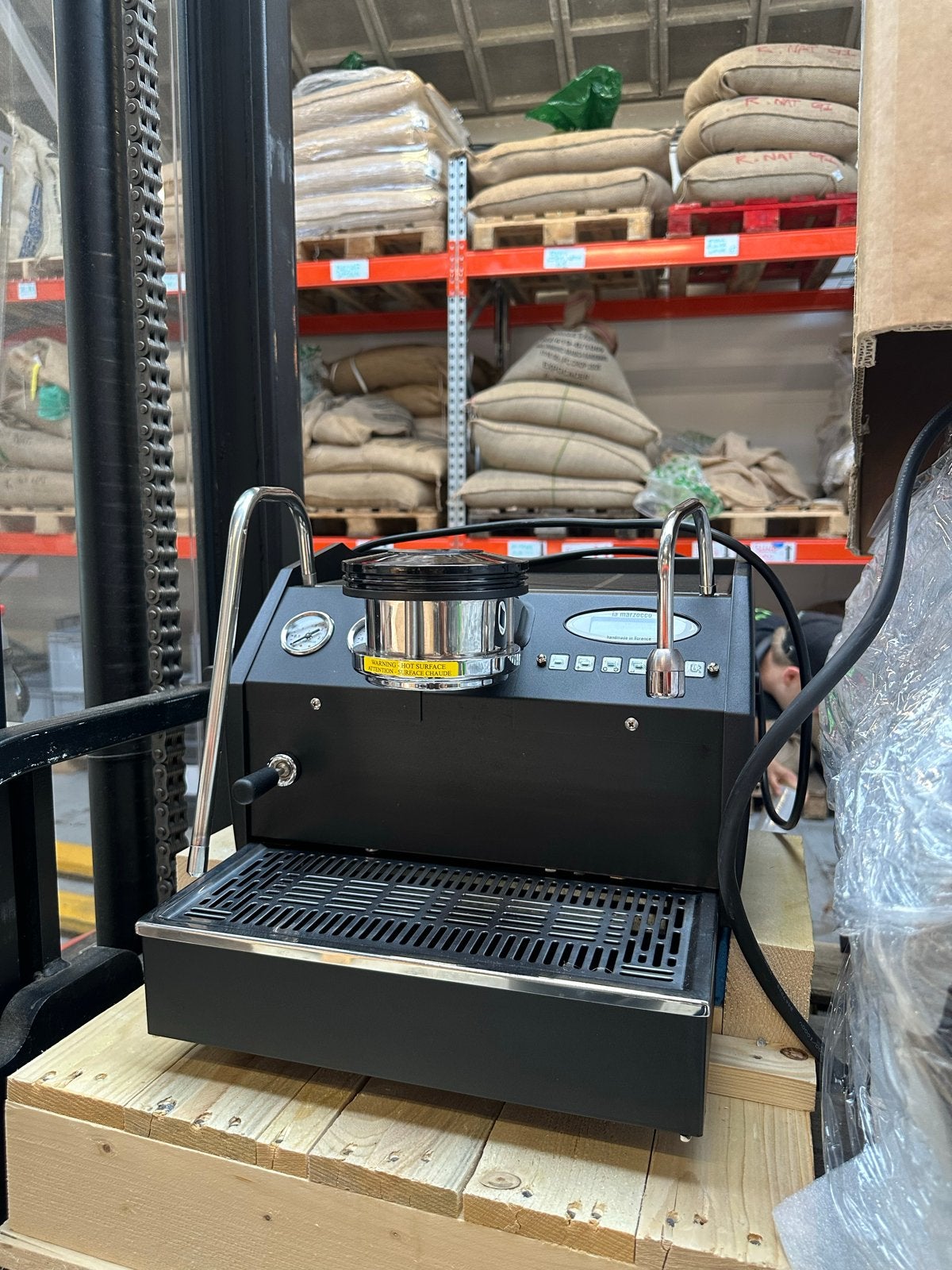 La Marzocco GS3 Espresso Machine - Zo goed als nieuw, Ophalen, Espresso apparaat, Koffiebonen, Zo goed als nieuw