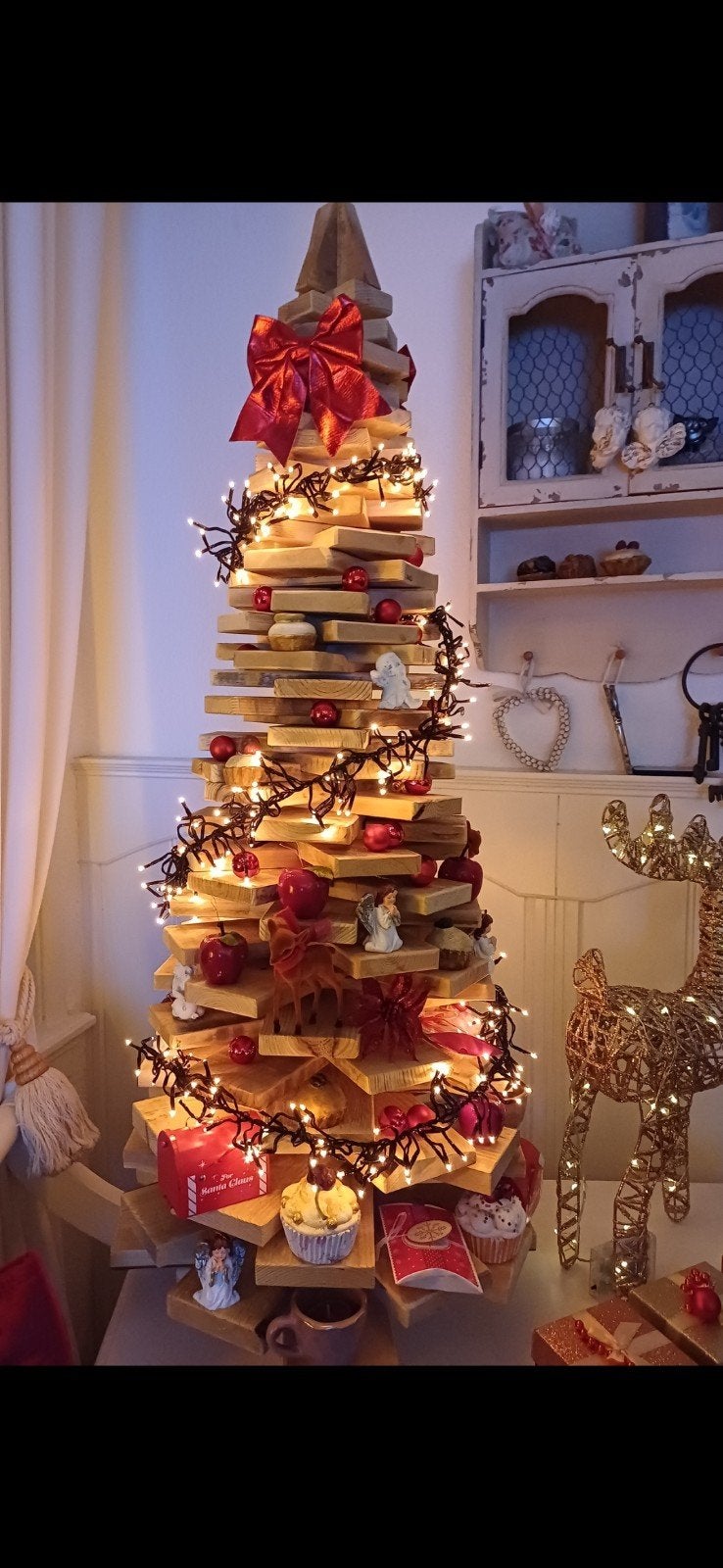 kerstboom hout zwaar!!, Ophalen