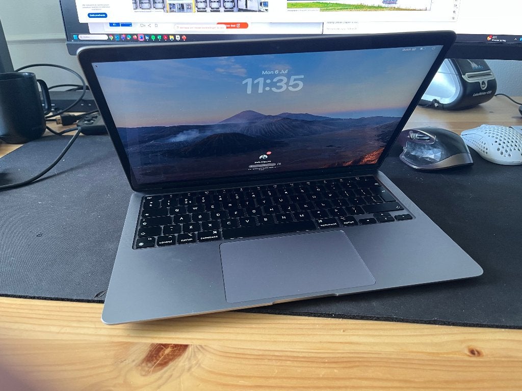 Macbook M1 Defect, Computers en Software, Apple Macbooks, 256 GB, Qwerty, 8 GB, 13 inch