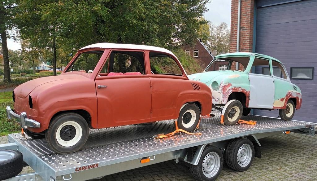 2x Goggomobil T250 project | Met veel extra onderdelen, Ophalen