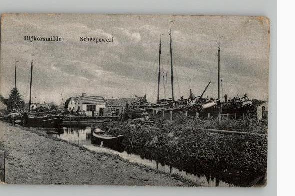 Rijkersmilde Scheepswerf, Verzenden, Voor 1920, Gelopen, Drenthe