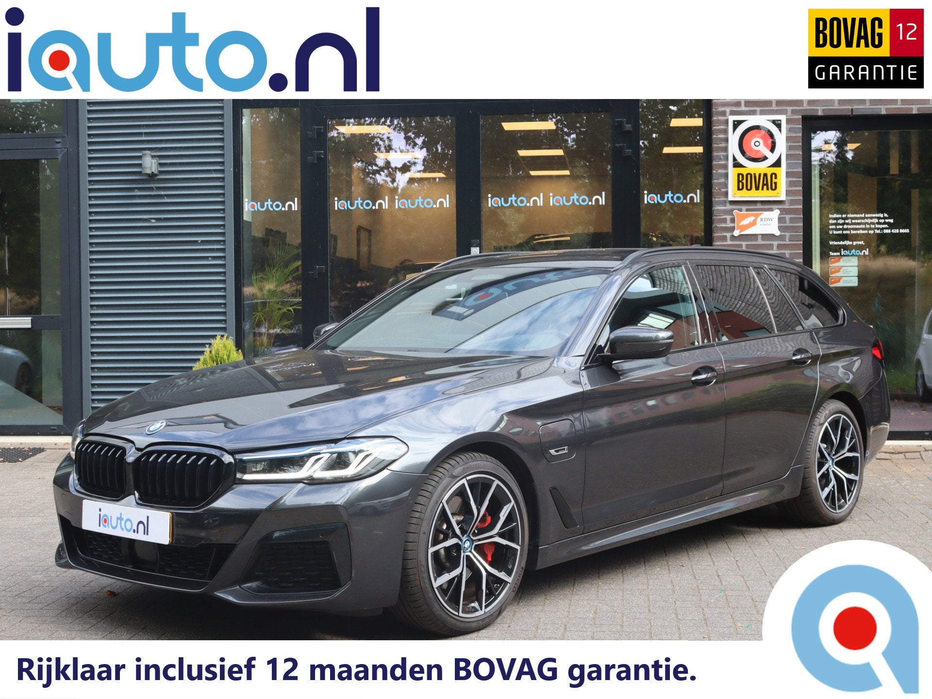 BMW 5 Serie Touring 530e M-Sport Shadow Line Laser LED/HK/He, Achterwielaandrijving, Gebruikt, 4 cilinders, Hybride Elektrisch/Benzine
