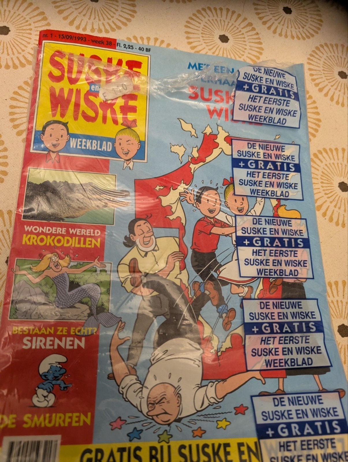 VINTAGE SUSKE EN WISKE ITEMS WEEKBLAD 1E EN NR 32, Eén stripboek, Ophalen of Verzenden, Zo goed als nieuw