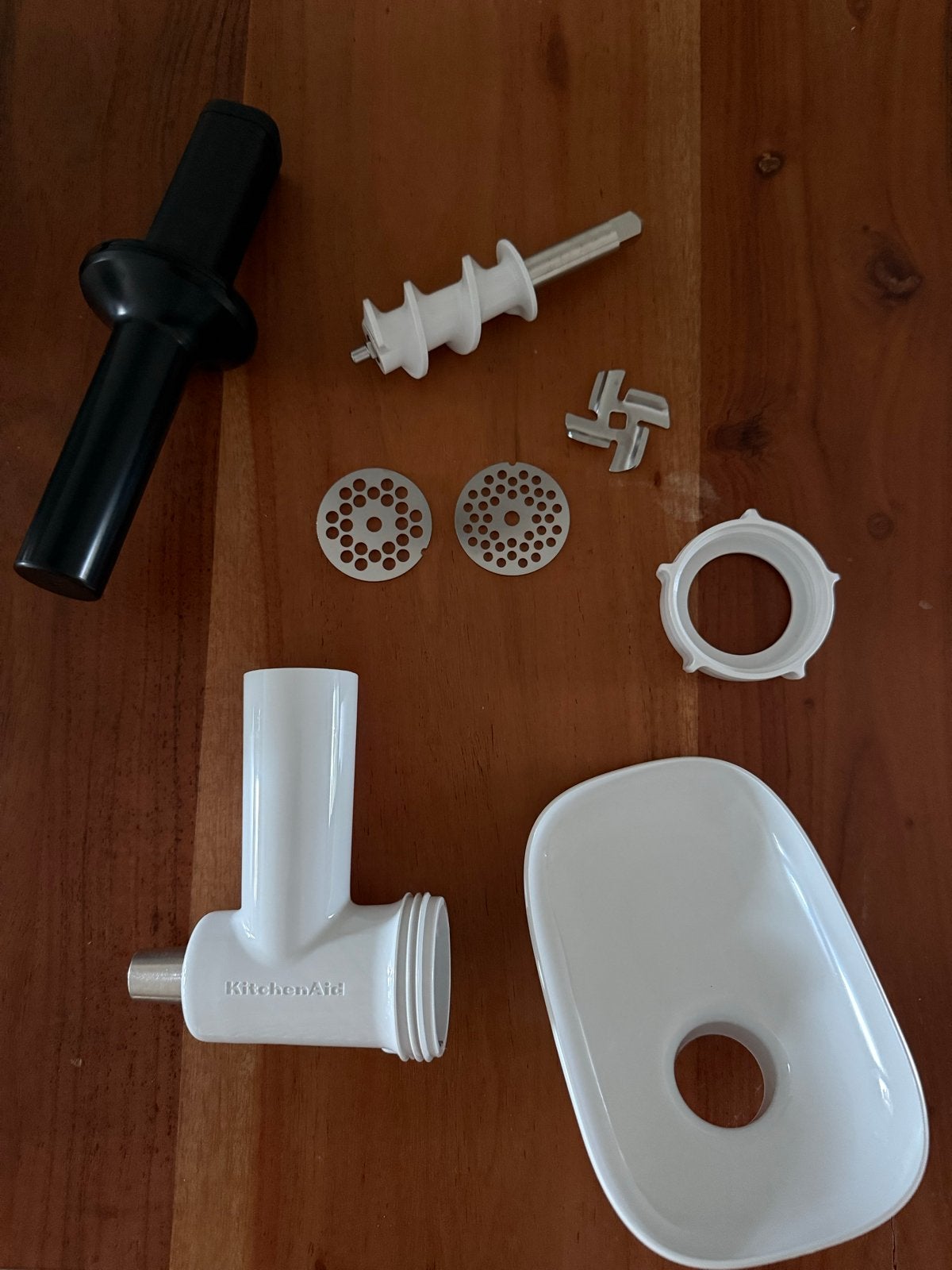 KitchenAid nieuwe Vleesmolen Opzetstuk voor Keukenrobot, Overige typen, Nieuw, Ophalen of Verzenden, Metaal