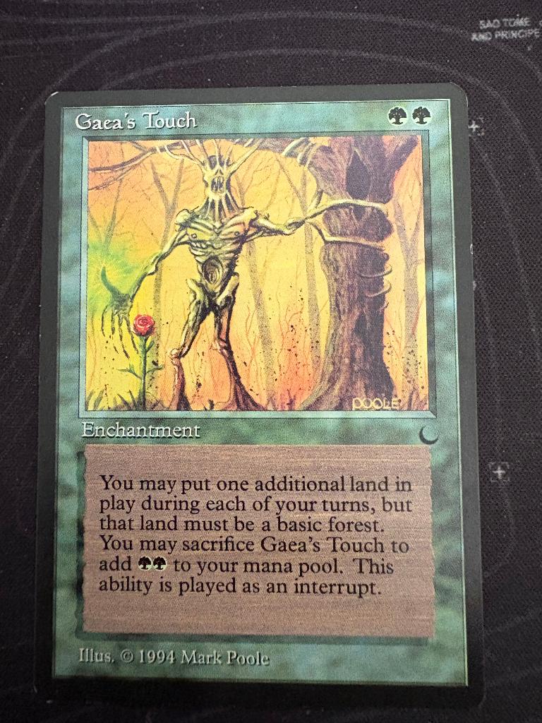 Magic: Gaea's Touch - The Dark, Ophalen of Verzenden, Zo goed als nieuw, Losse kaart