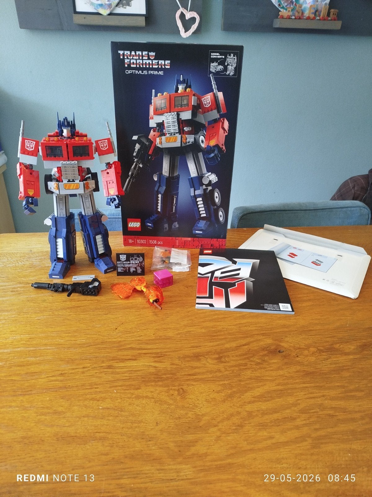 Lego Icons Optimus Prime,Bumblebee en Soundwave, Kinderen en Baby's, Speelgoed | Duplo en Lego, Ophalen of Verzenden, Zo goed als nieuw