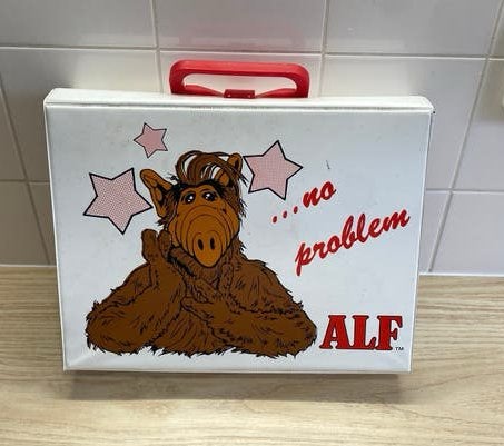 Vintage Opbergkoffer van ALF, Ophalen of Verzenden, Gebruikt, Tv