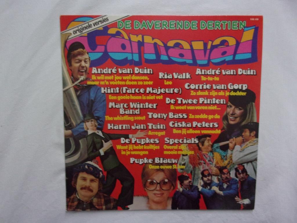 De daverende dertien carnaval - 538-109 LP, Ophalen of Verzenden, Gebruikt, 12 inch, Nederlandstalig