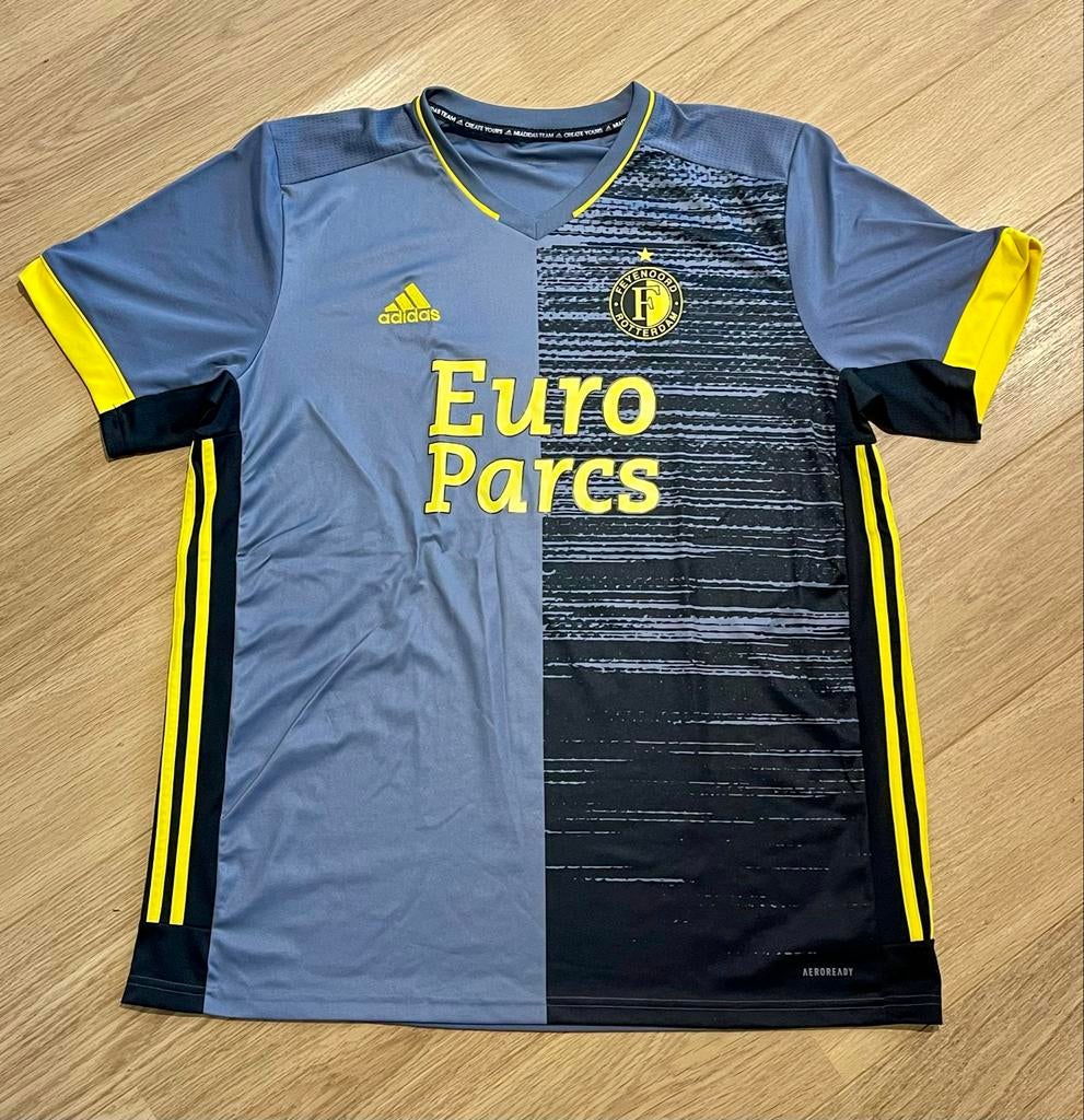 Feyenoord uitshirt 2021/2022 Adidas - Maat XL, Maat XL, Verzenden, Gebruikt, Shirt