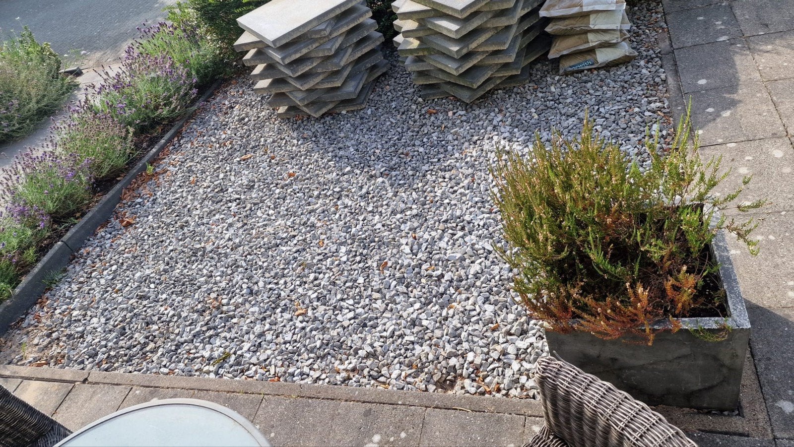 Grind - ca. 300x300 cm, 10cm diep, Tuin en Terras, Ophalen, Gebruikt