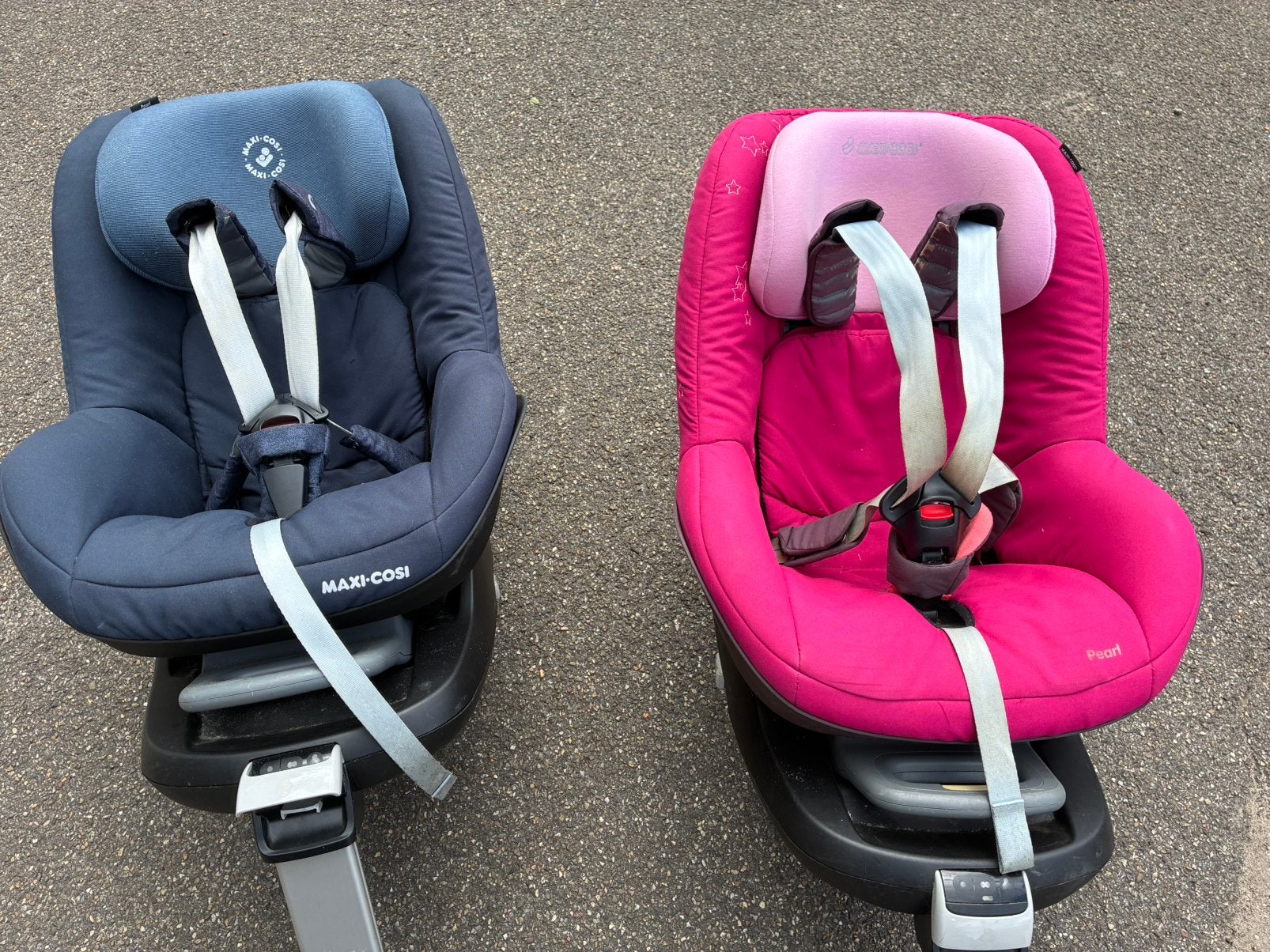 2 Maxi-Cosi Pearl autostoelen met isofix base, Kinderen en Baby's, Autostoeltjes, Ophalen, 0 t/m 18 kg, Verstelbare rugleuning