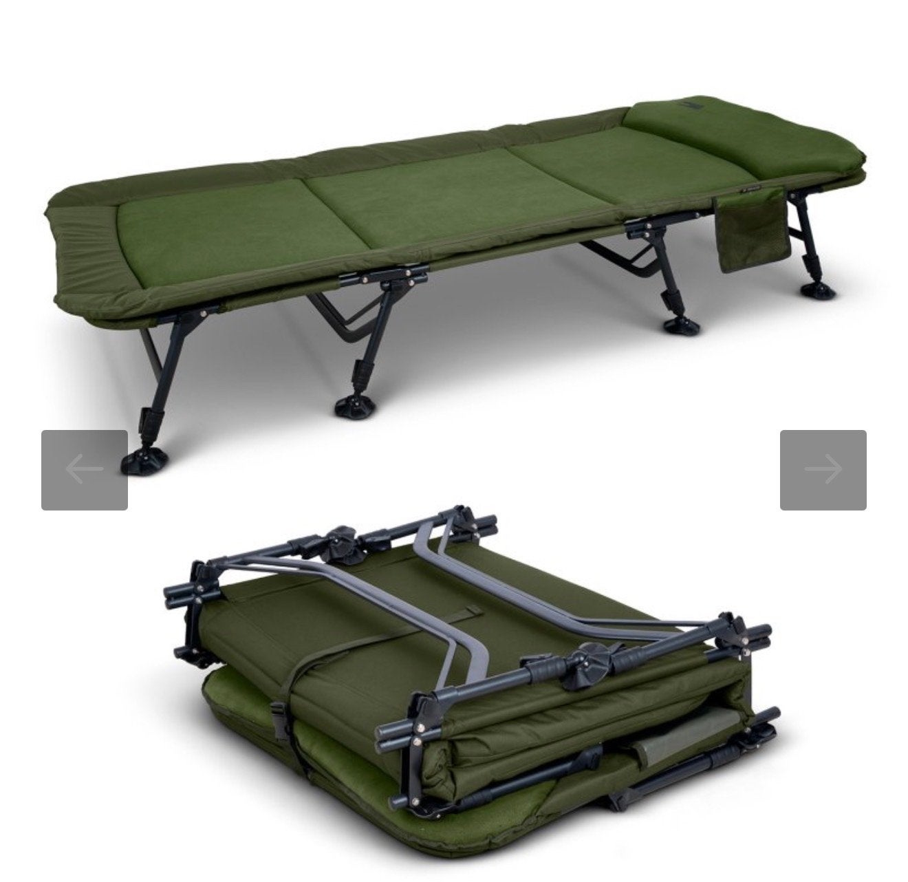 Sonik Bank-Tek Levelbed Wide Stretcher + Prologic Slaapzak, Ophalen of Verzenden, Zo goed als nieuw, 1-persoons