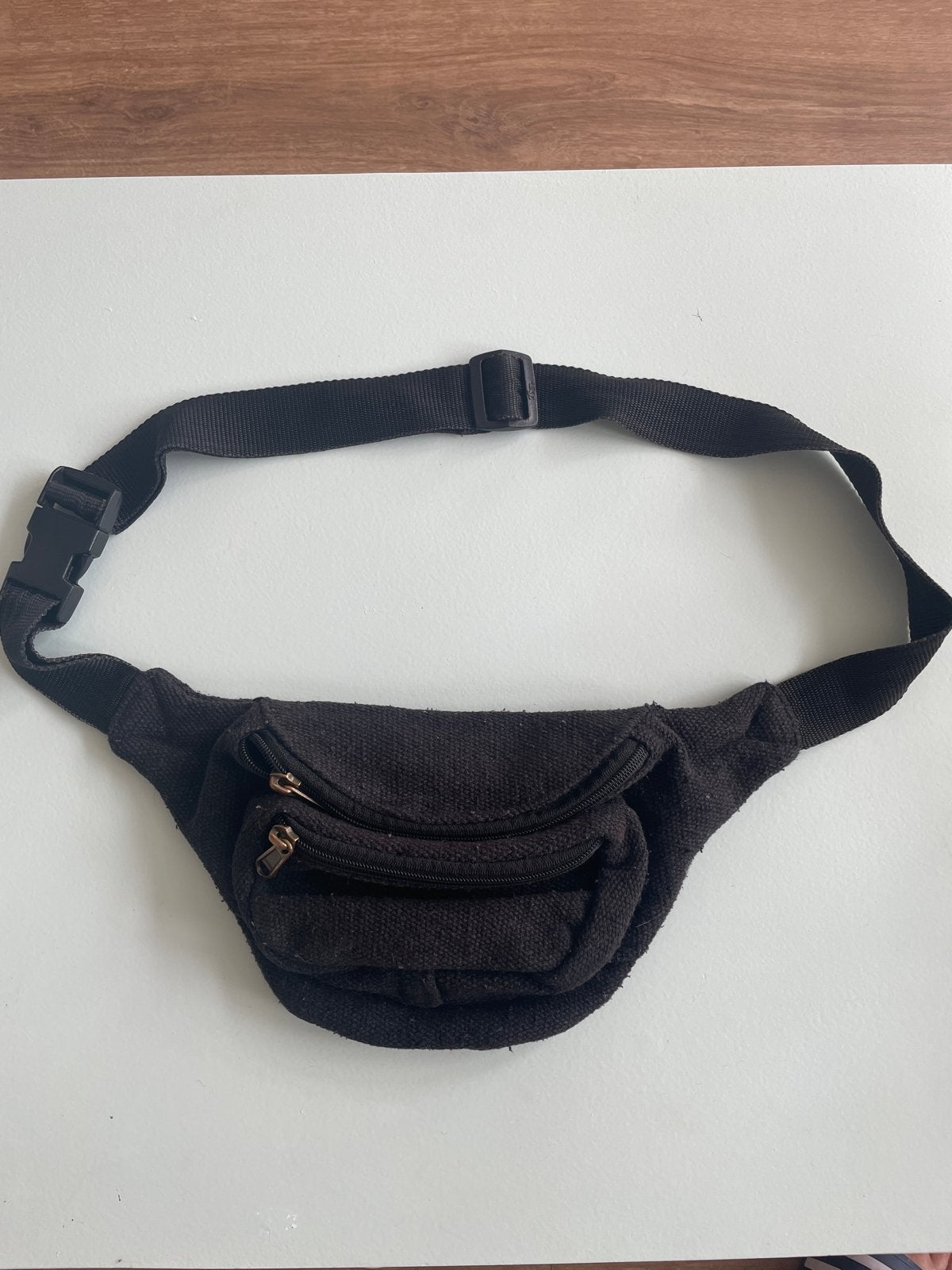 Zwarte heuptas van AYM, 100% katoen, Sieraden, Tassen en Uiterlijk, Ophalen of Verzenden, Gebruikt, Zwart, Overige typen