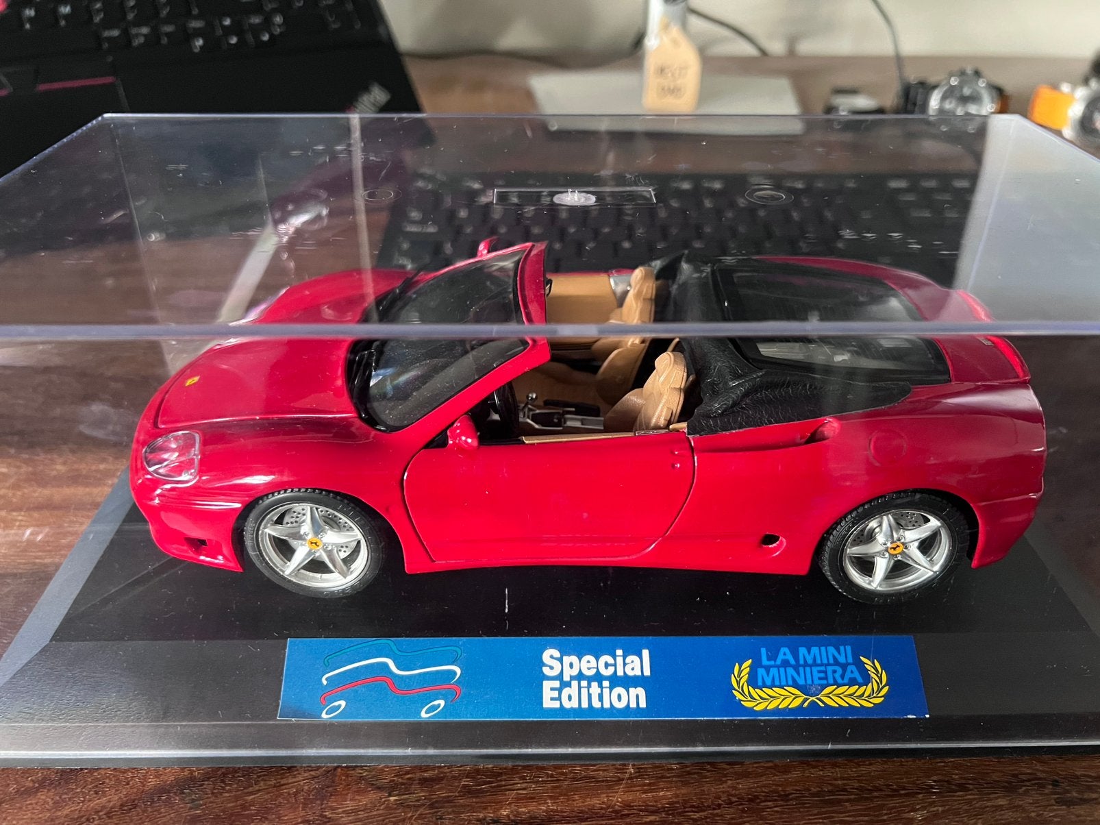 Zeldzaam Bburago Ferrari 360 Modena Spider 1:18 Burago, Ophalen of Verzenden, Zo goed als nieuw, Auto, Bburago