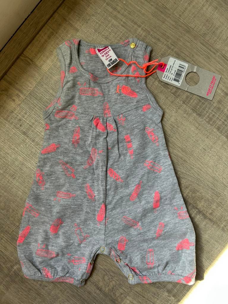 Zomerpakje tumble n dry mt 56, Ophalen of Verzenden, Zo goed als nieuw, Meisje, Pakje