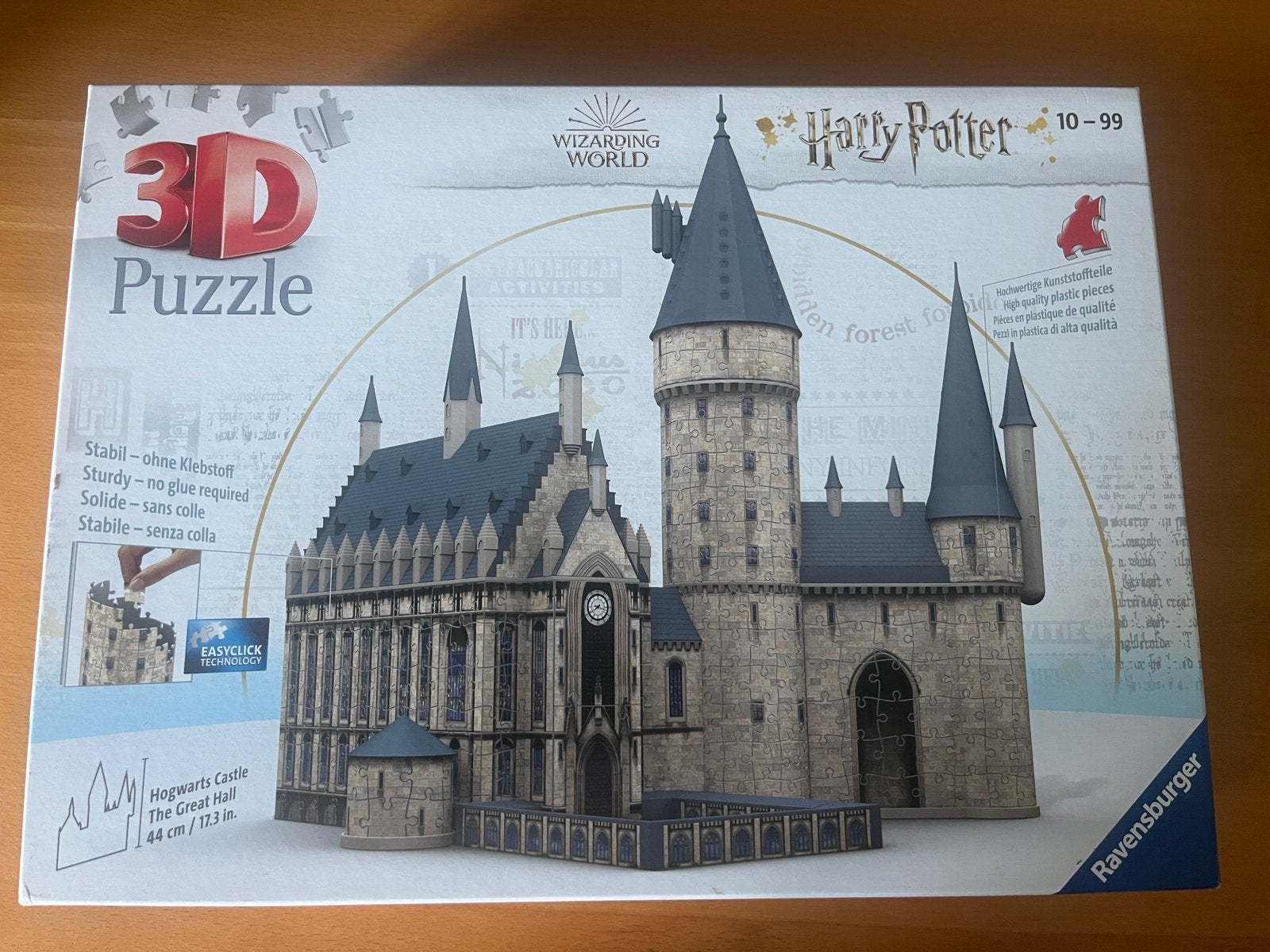 Harry Potter Hogwarts 3D puzzel 630 stukjes, Ophalen of Verzenden, Minder dan 500 stukjes, Zo goed als nieuw, Rubik's of 3D-puzzel