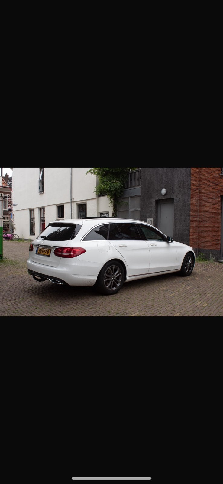 Mercedes-Benz C-Klasse C180 1.6 115KW Aut7 Estate 2015 Wit, Auto's, Automaat, Achterwielaandrijving, 1800 kg, Wit