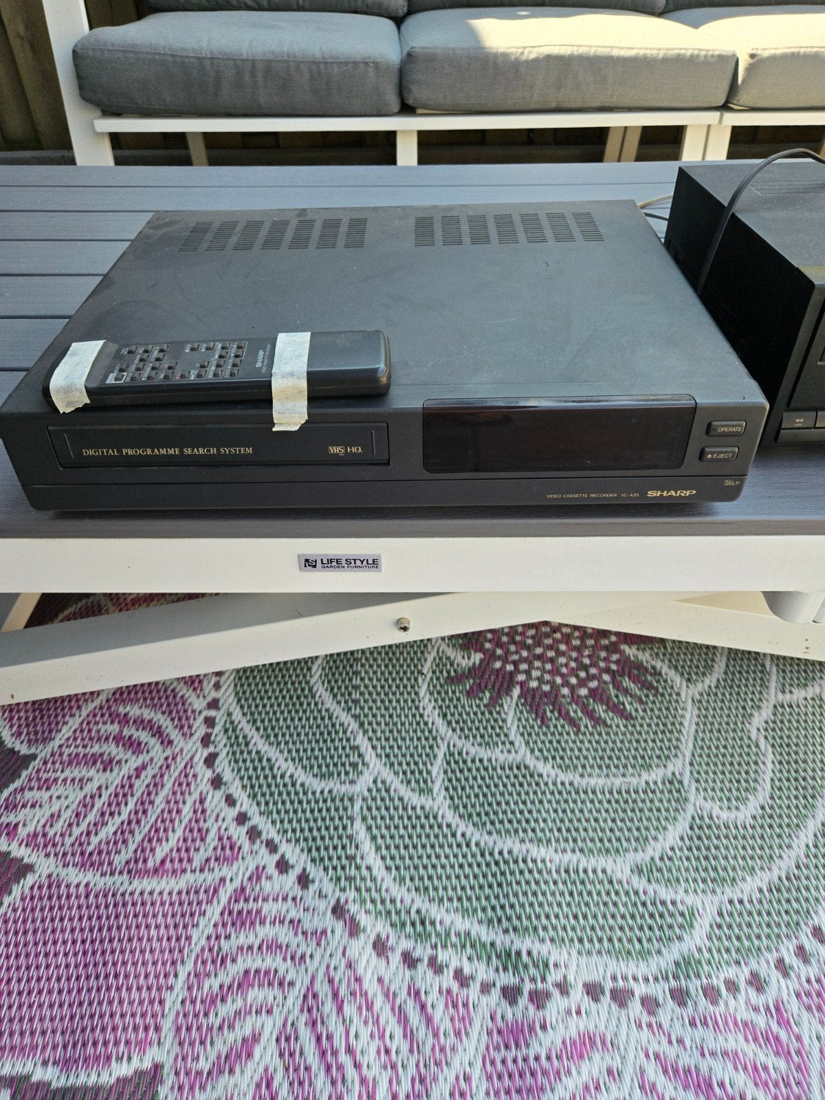 Sharp VHS HQ Videorecorder met afstandsbediening, Ophalen, Gebruikt, VHS-speler of -recorder