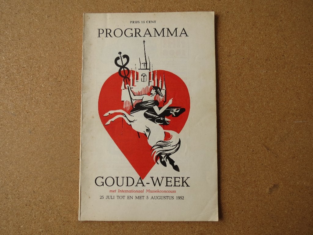 Programma Gouda-week 1952, Boeken, Ophalen of Verzenden, Zo goed als nieuw