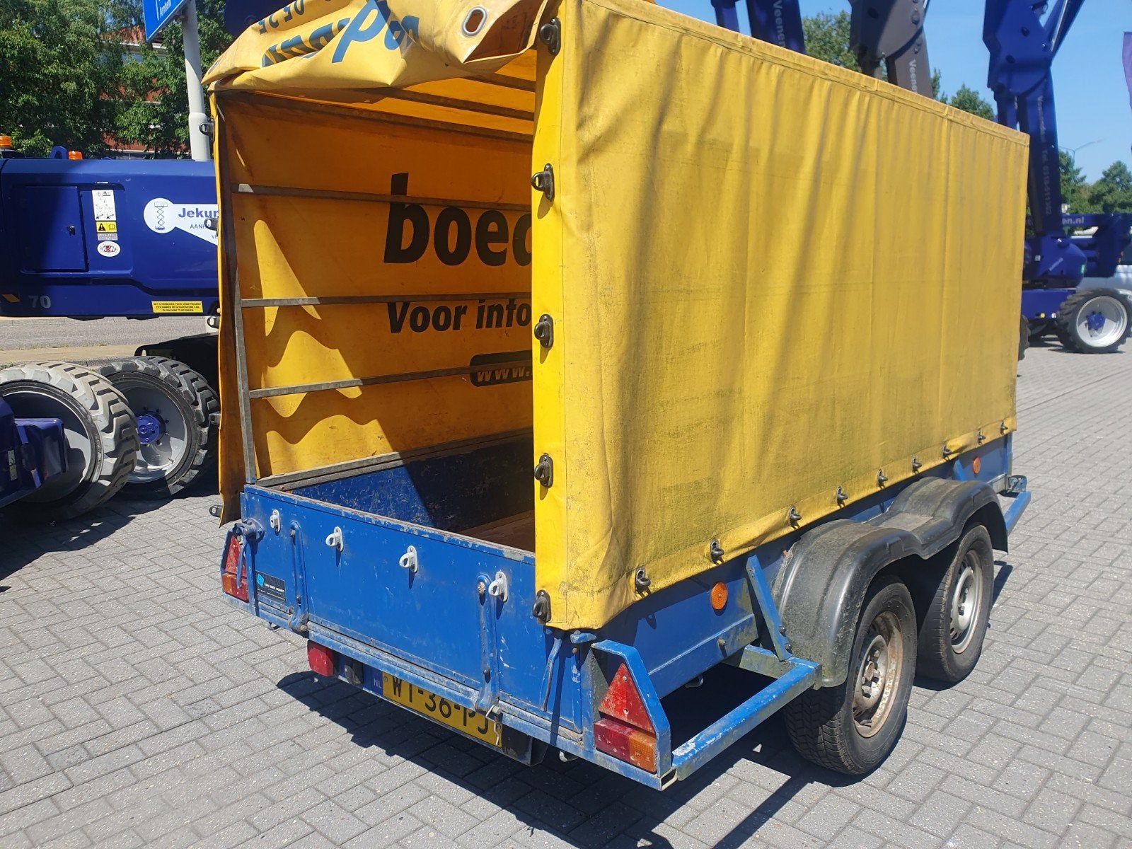 Huif aanhanger 3x130 x150 1600KG  nu 850 ex, Ophalen of Verzenden