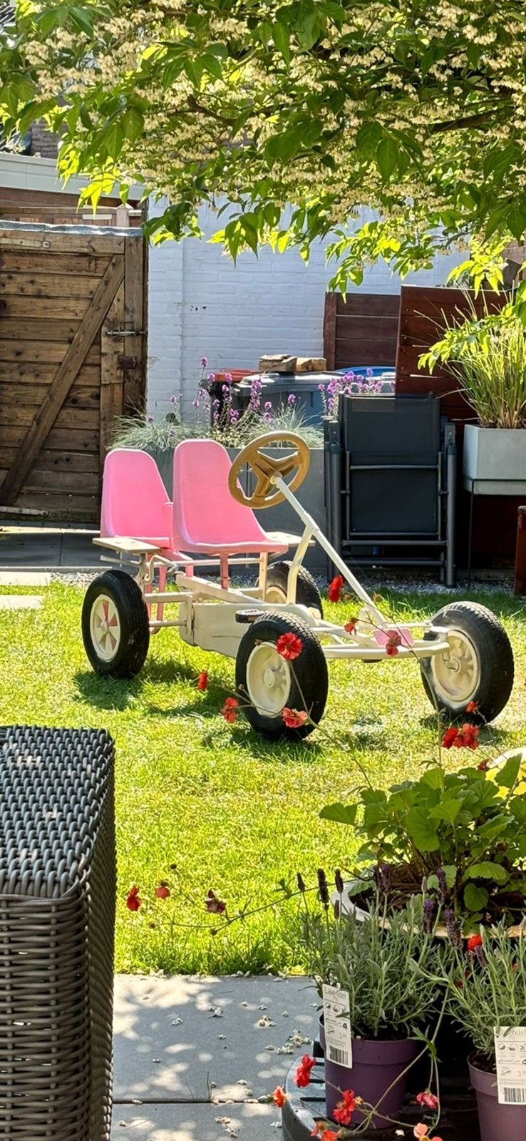 Mammoet skelter met twee zitjes, Ophalen, Gebruikt, Mammoet, Duozit